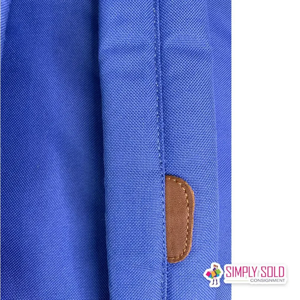 Herschel Supply Co‎ Heritage Backpack Royal Blue Brown Faux Leather Bottom